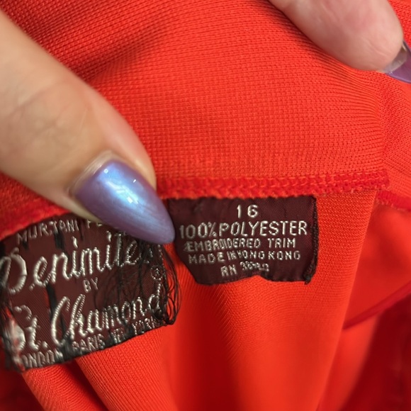 Vintage Polyester embroidered suit - Picture 12 of 12